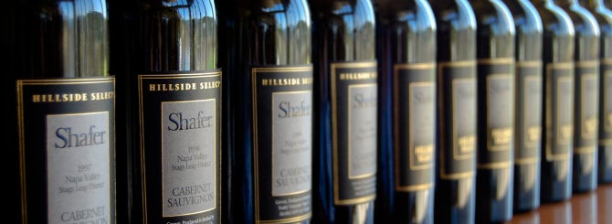The Collective Napa valley auction includes a 6-liter serving of Shafer's Hillside Select, among other treasures.